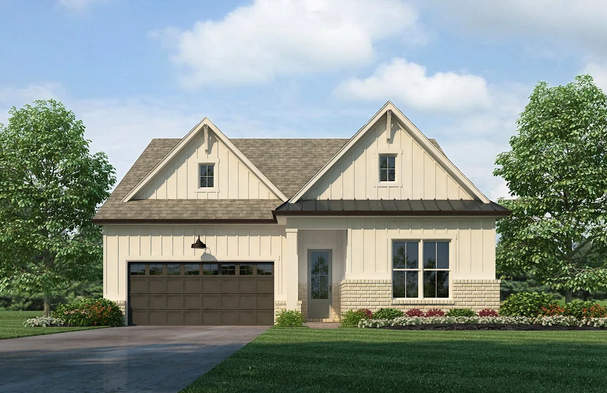 Elevation B | The Oakwood | Cooks Farm | Lake Society | Southwyck Homes