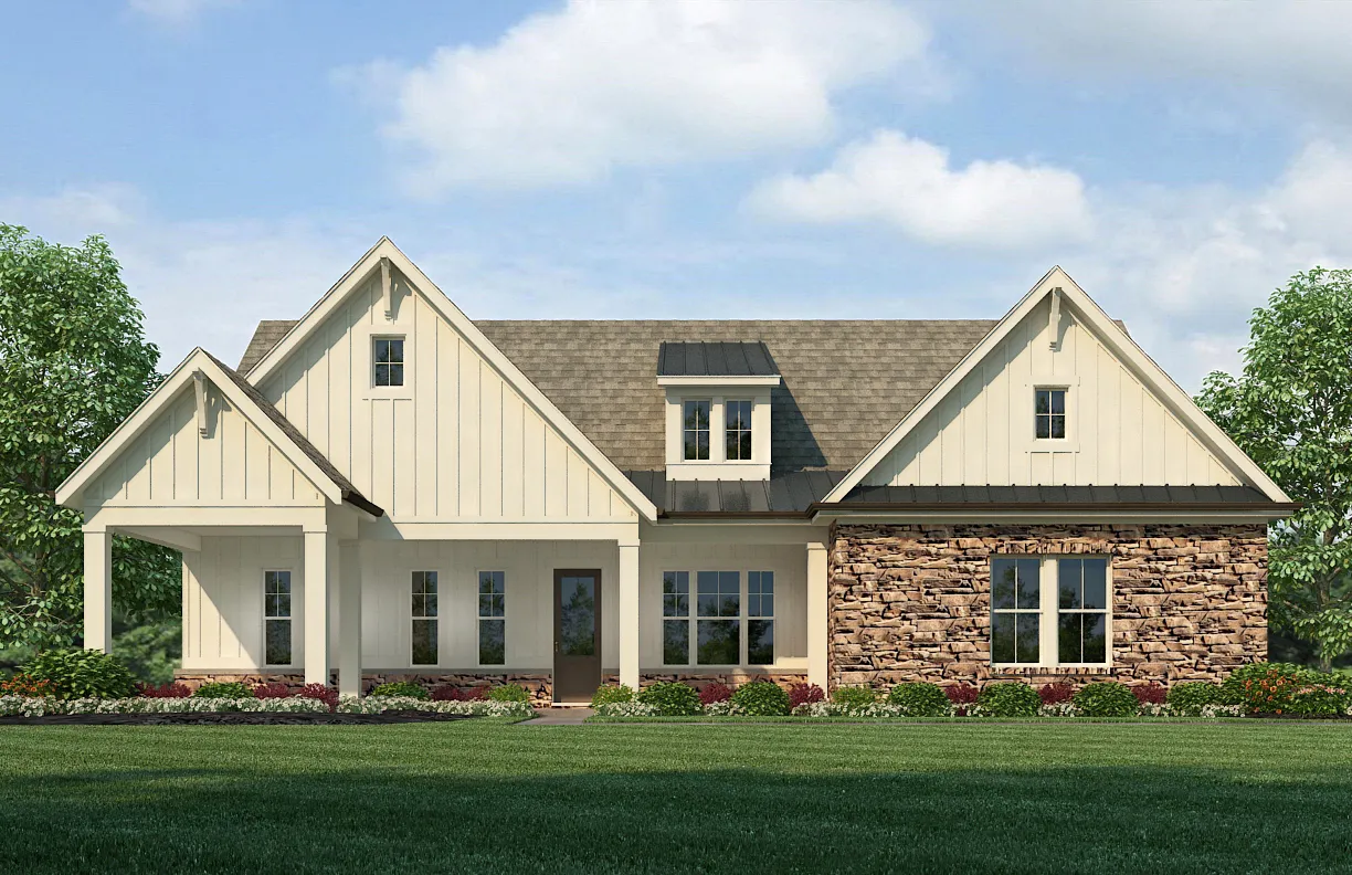 Elevation B | The Magnolia | The Lake Society | Active Adult Communities | Southwyck Homes | Lake Lanier Homebuilder