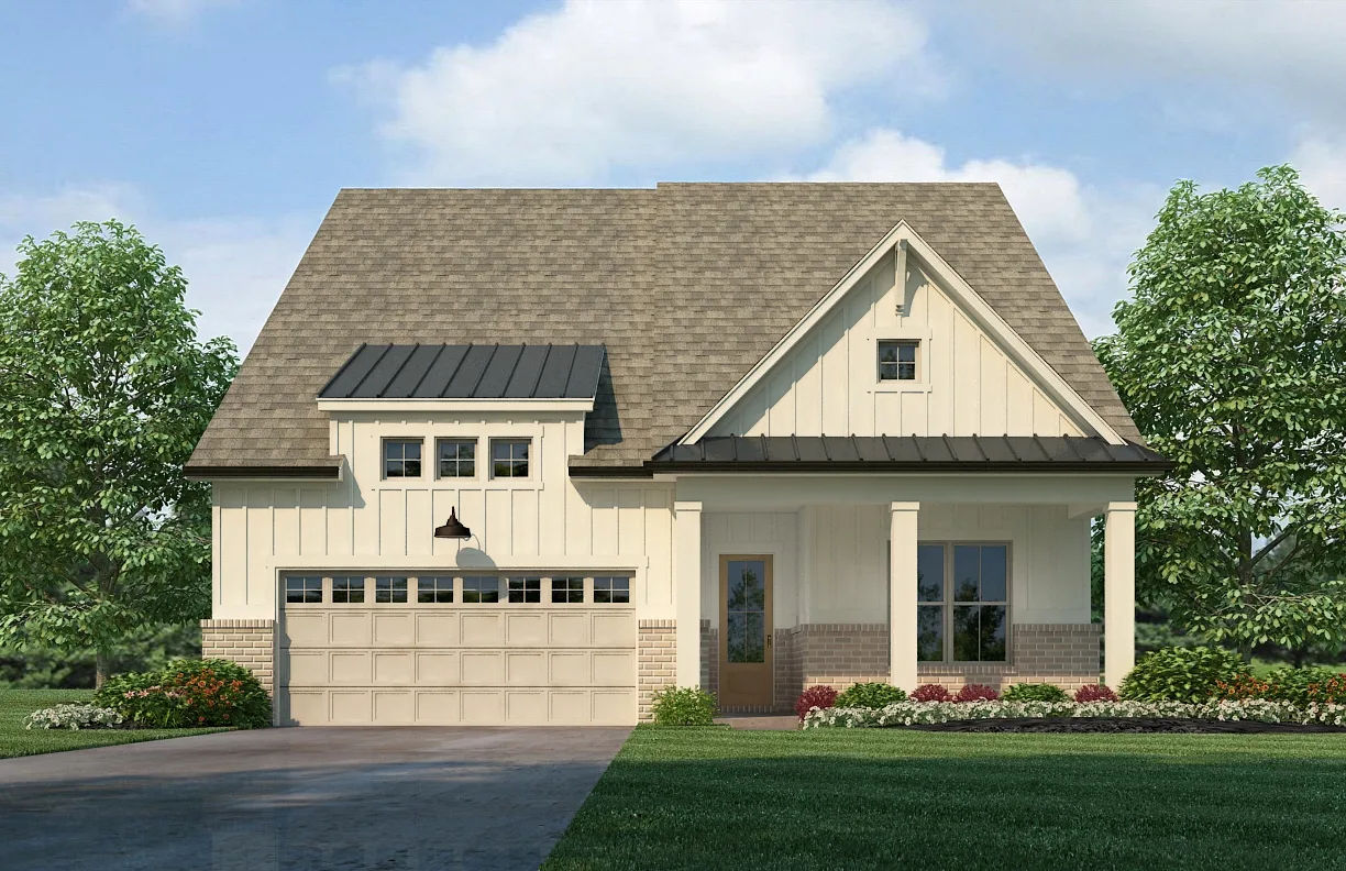 Elevation B | The Wildwood | Cooks Farm | Lake Society | Southwyck Homes
