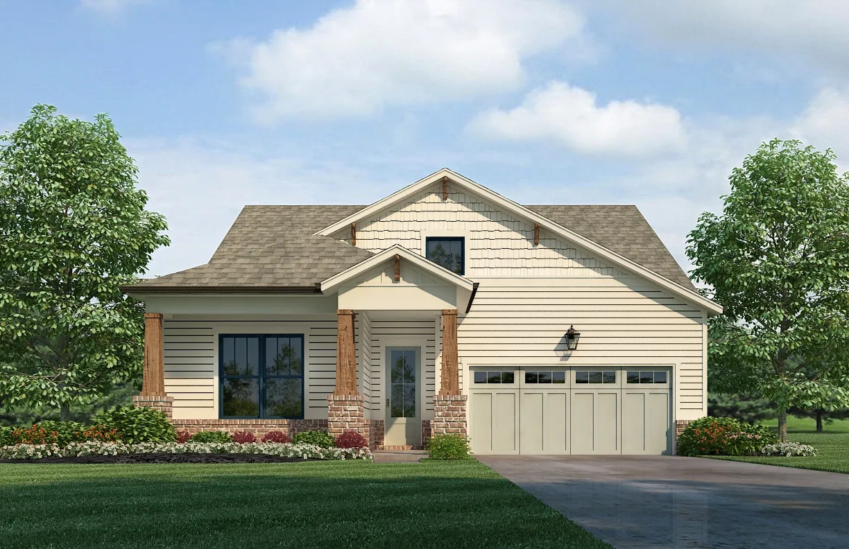Elevation C | The Wildwood | Cooks Farm | Lake Society | Southwyck Homes